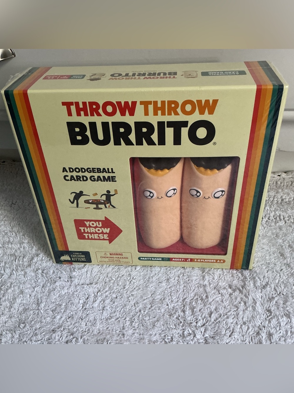 NIB THROW THROE BURRITO A Dodgeball Card Game